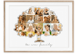 groote familie boom foto collage frame