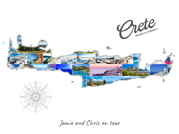 Kreta-Collage gevuld met eigen foto's
