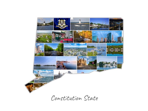Connecticut-Collage gevuld met eigen foto's