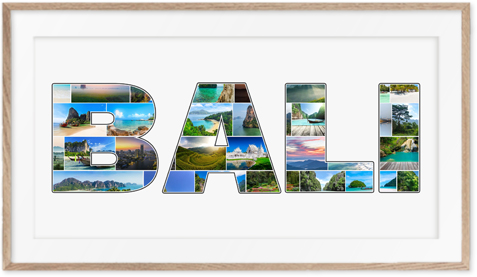 Een Bali-Collage is een prachtige reisherinnering
