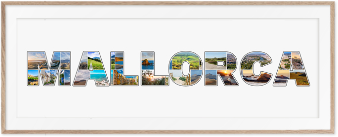 Een Mallorca-Collage is een prachtige reisherinnering