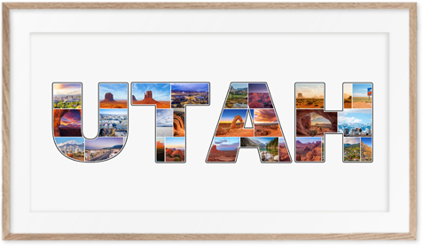 Een Utah-Collage is een prachtige reisherinnering