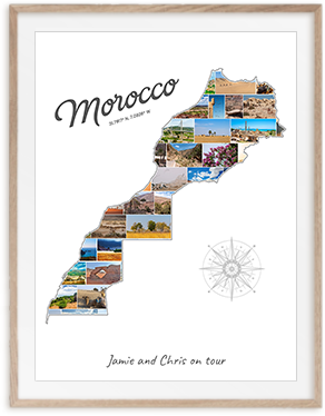 Jouw Marokko-Collage van eigen foto's