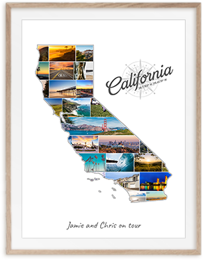 Jouw Californië-Collage van eigen foto's