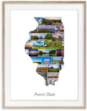 Jouw Illinois-Collage van eigen foto's