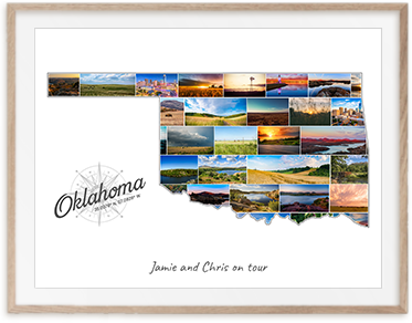 Jouw Oklahoma-Collage van eigen foto's