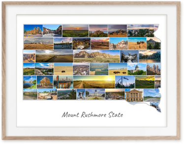 Jouw South Dakota-Collage van eigen foto's