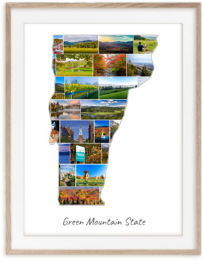 Jouw Vermont-Collage van eigen foto's