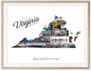 Jouw Virginia-Collage van eigen foto's